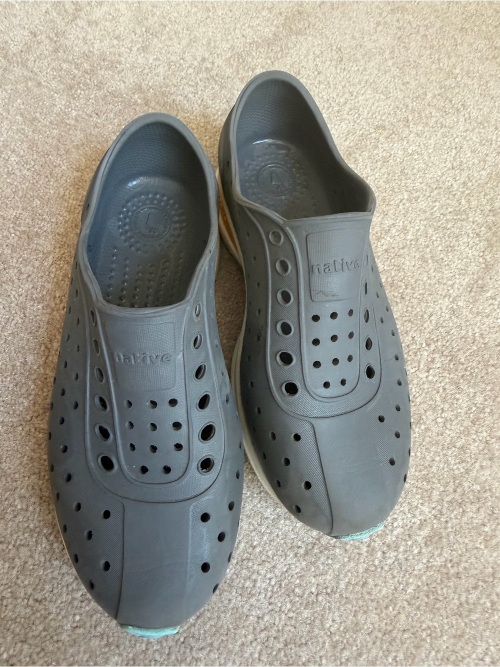 Native Slip-On Shoes - Grey